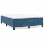 Blauer Samtbettrahmen 140x190 cm von vidaXL, Betten und Lattenroste - Ref: Foro24-3120770, Preis: 97,30 €, Rabatt: %