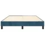 Blauer Samtbettrahmen 140x190 cm von vidaXL, Betten und Lattenroste - Ref: Foro24-3120770, Preis: 97,30 €, Rabatt: %