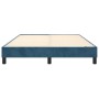 Blue velvet bed frame 140x190 cm by vidaXL, Beds and slatted bases - Ref: Foro24-3120770, Price: 98,82 €, Discount: %