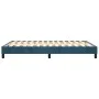 Blauer Samtbettrahmen 140x190 cm von vidaXL, Betten und Lattenroste - Ref: Foro24-3120770, Preis: 97,30 €, Rabatt: %