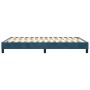 Blue velvet bed frame 140x190 cm by vidaXL, Beds and slatted bases - Ref: Foro24-3120770, Price: 98,82 €, Discount: %