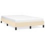 Cream fabric bed frame 120x200 cm by vidaXL, Beds and slatted bases - Ref: Foro24-346709, Price: 98,16 €, Discount: %