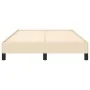 Cream fabric bed frame 120x200 cm by vidaXL, Beds and slatted bases - Ref: Foro24-346709, Price: 95,15 €, Discount: %