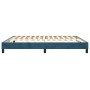 Estructura de cama de terciopelo azul 160x200 cm de vidaXL, Camas y somieres - Ref: Foro24-3120782, Precio: 109,90 €, Descuen...