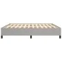 Estructura de cama gris claro tela 200x200 cm de vidaXL, Camas y somieres - Ref: Foro24-347090, Precio: 166,90 €, Descuento: %