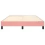 Bettgestell aus rosafarbenem Samt, 140 x 190 cm von vidaXL, Betten und Lattenroste - Ref: Foro24-3120771, Preis: 104,54 €, Ra...