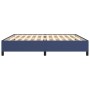 Estructura de cama de tela gris taupe azul 200x200 cm de vidaXL, Camas y somieres - Ref: Foro24-347096, Precio: 141,52 €, Des...