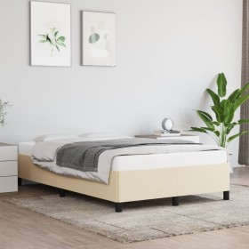 Bettrahmen aus cremefarbenem Stoff, 120 x 200 cm von vidaXL, Betten und Lattenroste - Ref: Foro24-347055, Preis: 120,76 €, Ra...