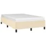 Cream fabric bed frame 120x200 cm by vidaXL, Beds and slatted bases - Ref: Foro24-347055, Price: 117,58 €, Discount: %