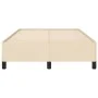 Cream fabric bed frame 120x200 cm by vidaXL, Beds and slatted bases - Ref: Foro24-347055, Price: 117,58 €, Discount: %