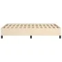 Cream fabric bed frame 120x200 cm by vidaXL, Beds and slatted bases - Ref: Foro24-347055, Price: 117,58 €, Discount: %