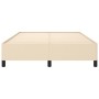 Cream fabric bed frame 140x200 cm by vidaXL, Beds and slatted bases - Ref: Foro24-347071, Price: 115,88 €, Discount: %