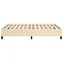 Bettrahmen aus cremefarbenem Stoff, 140 x 200 cm von vidaXL, Betten und Lattenroste - Ref: Foro24-347071, Preis: 111,79 €, Ra...