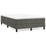 Estructura de cama de terciopelo gris oscuro 120x200 cm de vidaXL, Camas y somieres - Ref: Foro24-3120761, Precio: 99,18 €, D...