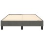 Estructura de cama de terciopelo gris oscuro 120x200 cm de vidaXL, Camas y somieres - Ref: Foro24-3120761, Precio: 99,18 €, D...
