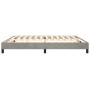 Estructura de cama de terciopelo gris claro 180x200 cm de vidaXL, Camas y somieres - Ref: Foro24-3120790, Precio: 123,13 €, D...