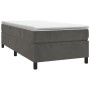 Estructura de cama de terciopelo gris oscuro 80x200 cm de vidaXL, Camas y somieres - Ref: Foro24-3121085, Precio: 90,33 €, De...