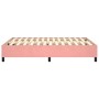 Pink velvet bed frame 140x200 cm by vidaXL, Beds and slatted bases - Ref: Foro24-3121125, Price: 111,38 €, Discount: %
