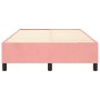 Estructura de cama de terciopelo rosa 120x200 cm de vidaXL, Camas y somieres - Ref: Foro24-3121113, Precio: 117,42 €, Descuen...