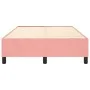 Pink velvet bed frame 120x200 cm by vidaXL, Beds and slatted bases - Ref: Foro24-3121113, Price: 115,72 €, Discount: %