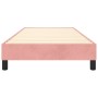 Estructura de cama de terciopelo rosa 100x200 cm de vidaXL, Camas y somieres - Ref: Foro24-3120759, Precio: 71,87 €, Descuent...