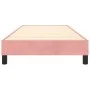 Rosafarbener Samtbettrahmen 100x200 cm von vidaXL, Betten und Lattenroste - Ref: Foro24-3120759, Preis: 76,75 €, Rabatt: %