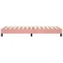 Rosafarbener Samtbettrahmen 100x200 cm von vidaXL, Betten und Lattenroste - Ref: Foro24-3120759, Preis: 76,75 €, Rabatt: %
