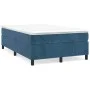 Blauer Samtbettrahmen 120x200 cm von vidaXL, Betten und Lattenroste - Ref: Foro24-3121112, Preis: 115,81 €, Rabatt: %