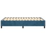 Estructura de cama de terciopelo azul 120x200 cm de vidaXL, Camas y somieres - Ref: Foro24-3121112, Precio: 117,50 €, Descuen...