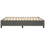 Estructura de cama de terciopelo gris oscuro 180x200 cm de vidaXL, Camas y somieres - Ref: Foro24-3121133, Precio: 135,98 €, ...