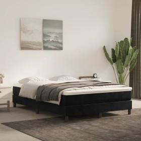 Black velvet bed frame 140x200 cm by vidaXL, Beds and slatted bases - Ref: Foro24-3120774, Price: 104,80 €, Discount: %