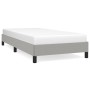 Light gray fabric bed frame 90x200 cm by vidaXL, Beds and slatted bases - Ref: Foro24-346688, Price: 76,12 €, Discount: %