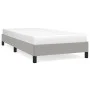 Light gray fabric bed frame 90x200 cm by vidaXL, Beds and slatted bases - Ref: Foro24-346688, Price: 69,54 €, Discount: %