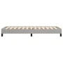 Light gray fabric bed frame 90x200 cm by vidaXL, Beds and slatted bases - Ref: Foro24-346688, Price: 69,54 €, Discount: %