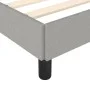 Light gray fabric bed frame 90x200 cm by vidaXL, Beds and slatted bases - Ref: Foro24-346688, Price: 69,54 €, Discount: %