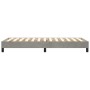Light gray velvet bed frame 90x200 cm by vidaXL, Beds and slatted bases - Ref: Foro24-3120748, Price: 80,22 €, Discount: %