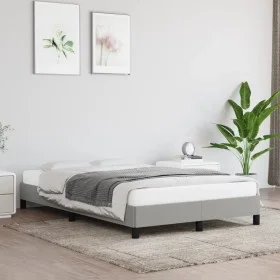 Light gray fabric bed frame 120x200 cm by vidaXL, Beds and slatted bases - Ref: Foro24-346704, Price: 95,49 €, Discount: %