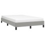 Light gray fabric bed frame 120x200 cm by vidaXL, Beds and slatted bases - Ref: Foro24-346704, Price: 91,20 €, Discount: %
