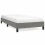Dark gray fabric bed frame 100x200 cm by vidaXL, Beds and slatted bases - Ref: Foro24-346697, Price: 76,70 €, Discount: %