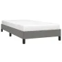Dark gray fabric bed frame 100x200 cm by vidaXL, Beds and slatted bases - Ref: Foro24-346697, Price: 76,70 €, Discount: %