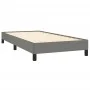 Dark gray fabric bed frame 100x200 cm by vidaXL, Beds and slatted bases - Ref: Foro24-346697, Price: 76,70 €, Discount: %