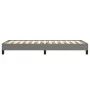 Dark gray fabric bed frame 100x200 cm by vidaXL, Beds and slatted bases - Ref: Foro24-346697, Price: 76,70 €, Discount: %