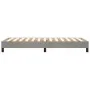 Light gray velvet bed frame 90x190 cm by vidaXL, Beds and slatted bases - Ref: Foro24-3120742, Price: 81,72 €, Discount: %