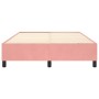 Pink velvet bed frame 140x190 cm by vidaXL, Beds and slatted bases - Ref: Foro24-3121119, Price: 121,44 €, Discount: %