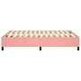 Pink velvet bed frame 140x190 cm by vidaXL, Beds and slatted bases - Ref: Foro24-3121119, Price: 121,44 €, Discount: %