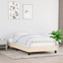 Cream fabric bed frame 90x200 cm by vidaXL, Beds and slatted bases - Ref: Foro24-346693, Price: 82,16 €, Discount: %