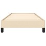 Cream fabric bed frame 90x200 cm by vidaXL, Beds and slatted bases - Ref: Foro24-346693, Price: 82,16 €, Discount: %