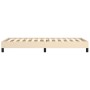 Cream fabric bed frame 90x200 cm by vidaXL, Beds and slatted bases - Ref: Foro24-346693, Price: 82,16 €, Discount: %