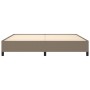 Estructura de cama de tela gris taupe 200x200 cm de vidaXL, Camas y somieres - Ref: Foro24-347094, Precio: 138,82 €, Descuent...