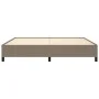 Taupe gray fabric bed frame 200x200 cm by vidaXL, Beds and slatted bases - Ref: Foro24-347094, Price: 136,81 €, Discount: %
